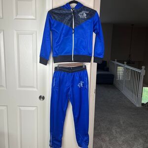 Boys Youth Jersey Dekalb Lite Sports Zip Hoodie Set Size Small Youth #667